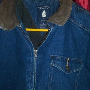 Roundtree and yorke denim coat